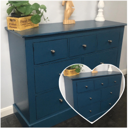 Blue Vintage Chest